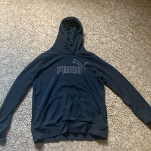 Girls Large Puma Hoodie